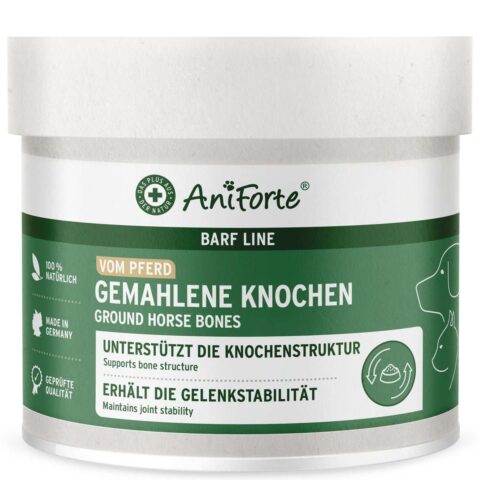 AniForte BARF-Line Gemahlene Knochen vom Pferd 1 kg