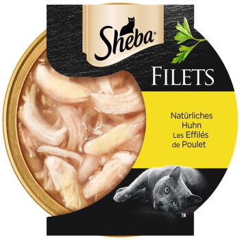 Sheba Filets Nassfutter Katze Huhn 32×60 g