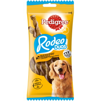 Pedigree Rodeo Duos Huhn und Bacon 10×7 Stück