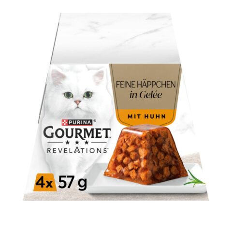 GOURMET REVELATIONS Feine Häppchen in Gelée mit Huhn 48×57 g