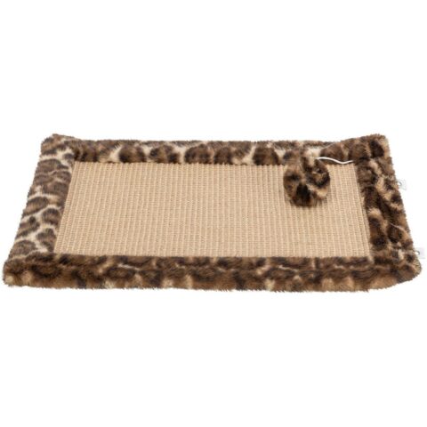 Trixie Kratzmatte Leo für Katzen braun
