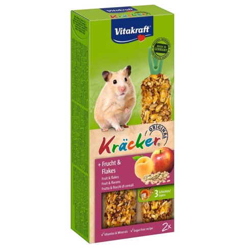 Vitakraft Kräcker® Frucht und Flakes 10×2 Stück