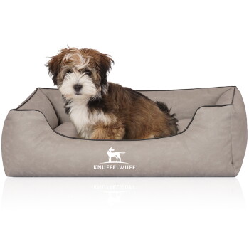 Knuffelwuff Hundebett Scottsdale aus Kunstleder
