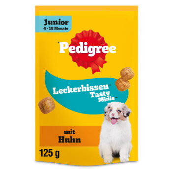 Pedigree Leckerbissen Tasty Minis Junior Huhn 6×125 g
