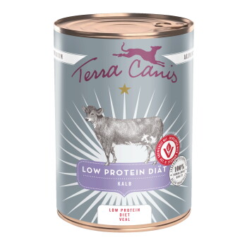 Terra Canis Nassfutter Hund Low Protein Diät Kalb 6×400 g