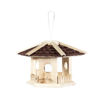 Erdtmann’s Vogelhaus Schindeldach, zum Aufhängen, 37x37x25cm