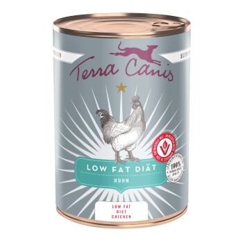 Terra Canis Nassfutter Hund Low Fat Diät Huhn 6×400 g