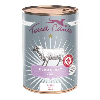 Terra Canis Nassfutter Hund Derma Diät Lamm 6×400 g