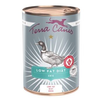 Terra Canis Nassfutter Hund Low Fat Diät Ente 6×400 g