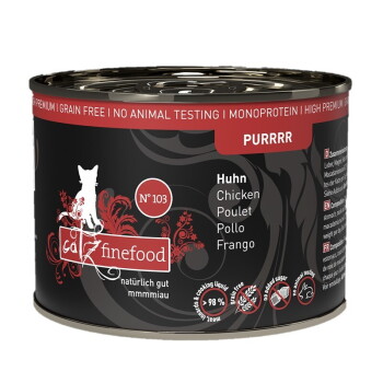 Catz finefood Nassfutter Katze Pure Adult No. 103 Huhn 24×200 g