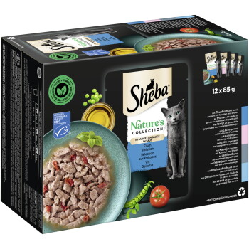 Sheba Nature’s Collection Multipack in Sauce 12×85 g Fischauswahl