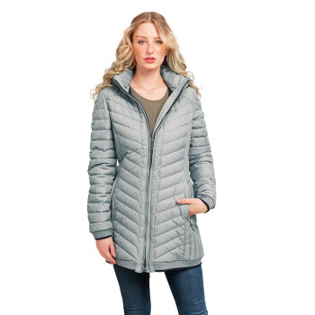 Knuffelwuff leichte Damen Übergangsjacke Brooklyn hellgrau 42 – EU