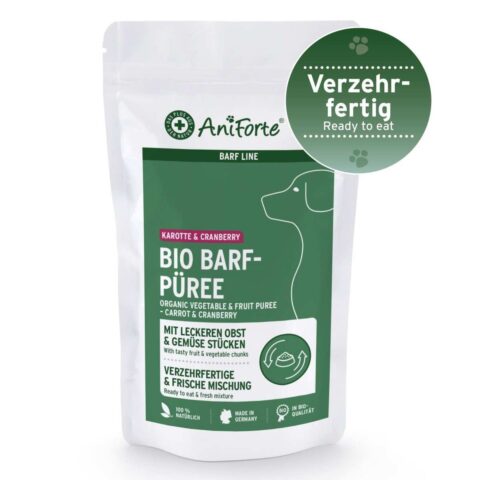 AniForte BIO BARF Püree Karotte & Cranberry 14×150 g