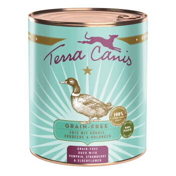Terra Canis Nassfutter Hund Getreidefrei Adult Ente 6×800 g