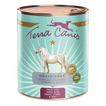 Terra Canis Nassfutter Hund Getreidefrei Adult Pferd 6×800 g