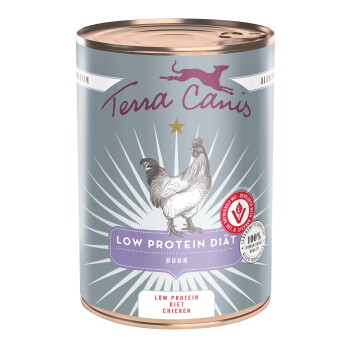 Terra Canis Nassfutter Hund Low Protein Diät Huhn 6×400 g