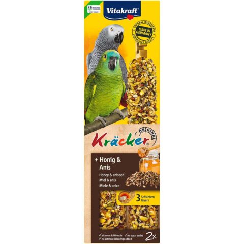 Vitakraft Kräcker Honig-Anis für Papageien 4×2 Stück